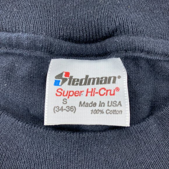 Vintage Stedman Hawaii Shirt Men XS Women S Black Hawaiian Shells Single Stitch - Picture 7 of 10